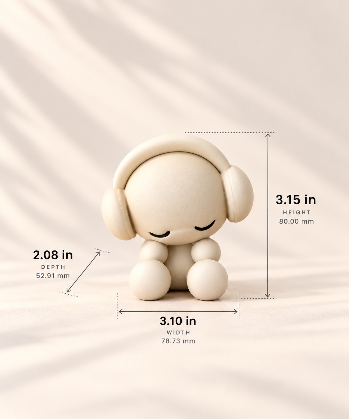 EarBudz actual dimensions